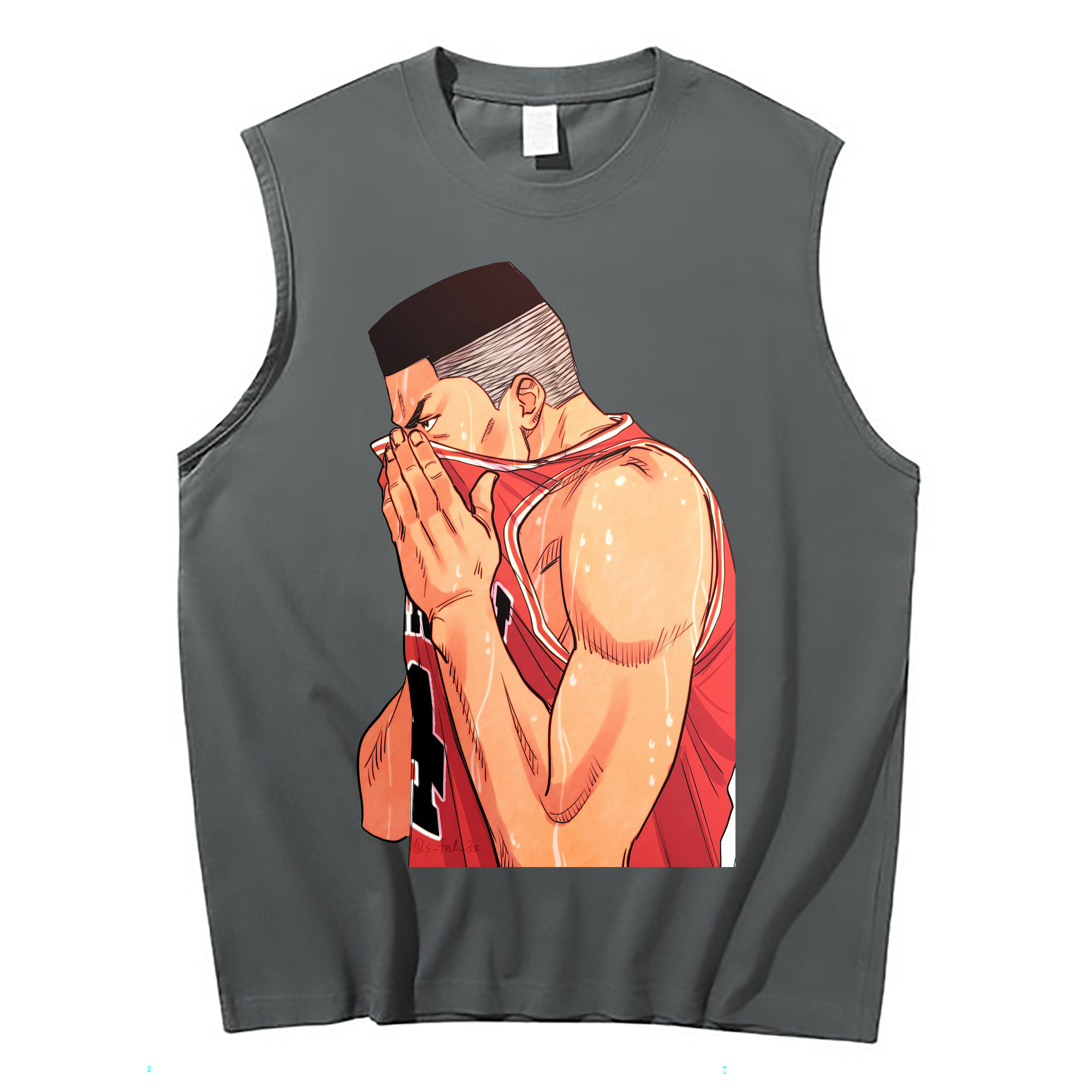 （画像用） SLAM DUNK／スラムダンク コットン100％タンクトップ（フロントプリント）